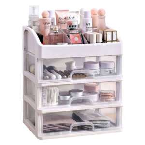 NEW ARRIVALS RAK KOSMETIK MULTIFUNGSI RAK KOSMETIK 3 LACI RAK KOSMETIK SUSUN RAK KOSMETIK WARNA LENGKAP PUTIH HIJAU BIRU UNGU PINK
