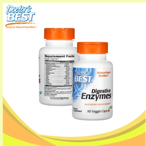 Doctors Best Ph | Doctors Best Digestive Enzymes 90 Veggie Caps Helps Support Healthy Digestion  Dietary Supplement Non-GMO / Vegetarian