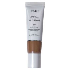 JOAH Beauty Perfect Complexion BB Cream with Hyaluronic Acid and Niaciminade Korean Makeup with Medium Buildable Coverage Evens Skin Tone Lightweight Semi Matte Finish Tan with Warm Undertones 30mL