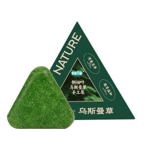 🏆Original Authentic🏆Simpan Kebotakan Dan Garis Rambut/ Xinjiang Usma Grass Hair Growth Soap/Pure Usma Natural Herba Formula/no Harm To Skin/Improves Scalp Oiliness And Odor | Save Baldness And Hairline/乌斯曼固发皂