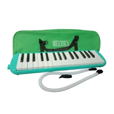 SLI 32 ปุ่มเปียโน Melodica เครื่องดนตรีของขวัญสำหรับคนรักดนตรีมือใหม่พร้อมกระเป๋าถือ