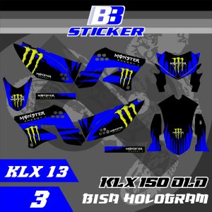 Striping KLX Lama Stiker KLX Lama KLX 150 SPAKBOR BELAKANG PENDEK  Klx 13
