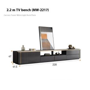 [Cozy ]escopic Tea Table Modern Living Room Table Household Simplicity Side Table Living Room Light Luxury Tea Table TV Cabinet Combination