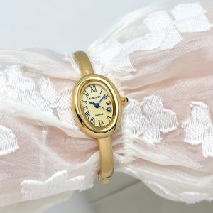 NOONOR Diamond Decoration Bracelet Watch Jewelry Clasp Roman Numerals Diamond Watch Simply Stainless Steel Quartz Wristwatch Woman