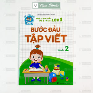 Sách - Combo 2 Quyển Bước Đầu Tập Viết - Hành Trang Cho Bé Tự Tin Vào Lớp 1
