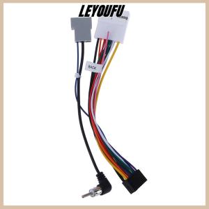 LEYOUFU ปลั๊กอะแดปเตอร์เชื่อมต่อสายไฟสำหรับรถยนต์สำหรับ Nissan Qashqai Tiida Liwei