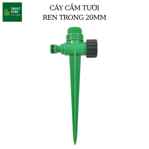 Béc tưới cây phun sương tự động xoay tròn 360 độ đầu van 3 đầu tưới vườn bằng đồng bán kính 2.5 mét