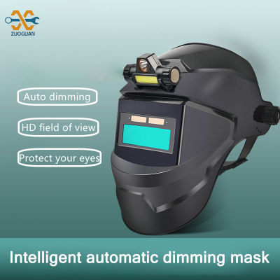 104 Automatic Brightening Mask True Color Wearable Lightweight Protective Mask TIG Welding Cap Welder Glasses