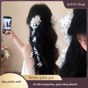 Hàng có sẵn✨ Ngọt Ngào Tính Khí Hoa Tua Tóc Clip Cho Phụ Nữ Cô Gái Thanh Lịch Thời Trang Tóc Claw Đa Năng Cổ Tích Tóc Phụ Kiện Quà Tặng