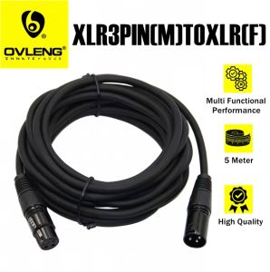 XLR 3Pin Male to Female XLR Microphone High-Resolution Audio Durable Cable 1m/2m/3m/5m/10m