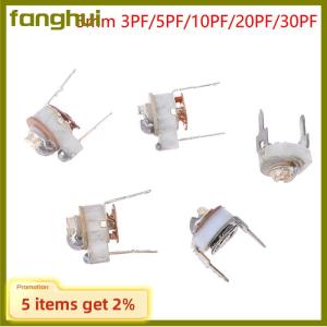 fanghui 5 cái 5 mét gốm tông đơ capacit có thể điều chỉnh tụ điện tông đơ biến gốm tụ 3pf 5PF 10pf 20PF 30pf