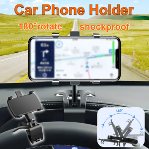 Car Phone Holder Multifunctional Car Bracket Multicompatible Car Windscreen Mobile Dashboard Mount Stable