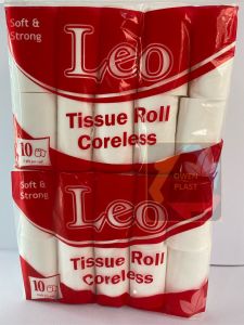 TISSUE TISU BULAT/TISSUE ROLL/TISSUE TANPA DUS TENGAH/TISSUE CORELESS ISI 5 DAN 10 PCS TERMURAH