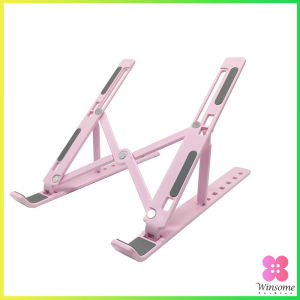 Winsome แท่นวางแล็ปท็อป สามารถพับเก็บได้ วงเล็บมัลติฟังก์ชั่น ปรับได้หลายมุม Notebook stand