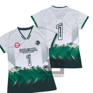 Atasan jersey bola voli wanita 8724 Fullprinting sublimation size M L XL XXL