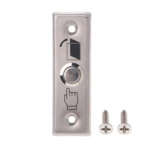 92x28mm Stainless Steel Doorbell Push Button Switch for Touch Panel