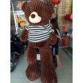 Gấu bông teddy khổ vải 2M cao 1m8. 