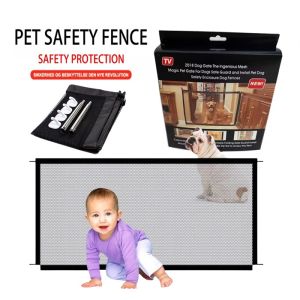 Pet Separation Fence Cat Separation Mesh Fence Indoor Barrier Safety Protection No-Punch Home Use/Penghadang Pagar Kucing Anjing Sangkar/宠物隔离板