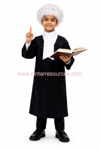 READY STOCK Cosplay Kids Children Lawyer Judge Occupation Career Ambitions Front-liner Costume Hari Kerjaya