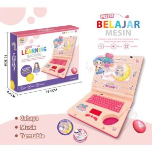 TokoYoyo Mainan Laptop Anak Edukasi Layar Belajar Notebook Bayi Learning Musik dan Gambar Kado Anak