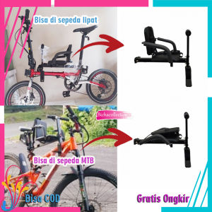 Kursi Boncengan Sepeda Boncengan Sepeda Lipat Jok Sandaran Tambahan Sepeda Selly