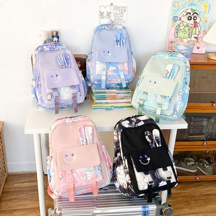 SDRYHTDH Cinnamoroll Cartoon Anime Backpack Large Capacity Cute ...