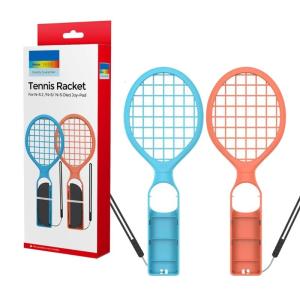 Cặp cảm biến chuyển động Vợt Tennis nhập vai trò chơi quần vợt bên hoạt động chơi game bánh nâng cấp cho NS2 switch2