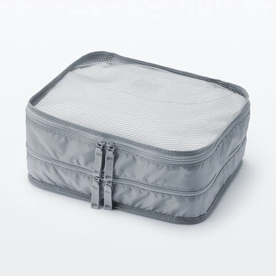 MUJI Polyester Gusset Case (Double S) Luggage Organizer Double S
