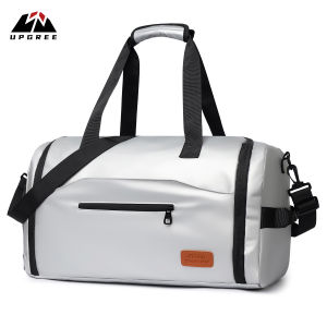 UPGREE Mens Travel Bag Sports Backpack Fashion Luggage Shoulder Bag With Independent Shoes Pocket Handbag Outdoor Sling Bag Gym Fashion Men Women Dry Wet Separation Portable Travel Yoga Swimming Bag