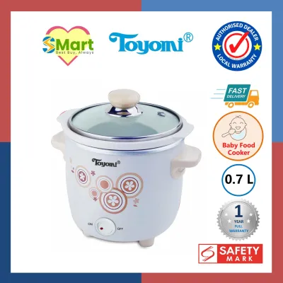 Toyomi 0.7L Electric Mini Slow Cooker [SC 700] *Suitable as Baby Cooker*