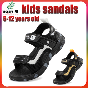 5-12 Years Old Kids Sandals Non-slip Outboot Velcro Sandals Soft Sole Shoes For Kids Boy