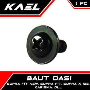Baut Dasi Honda Supra Fit New & Supra Fit & Supra X 125 & Karisma DLL 5x12 M5x12 Baud