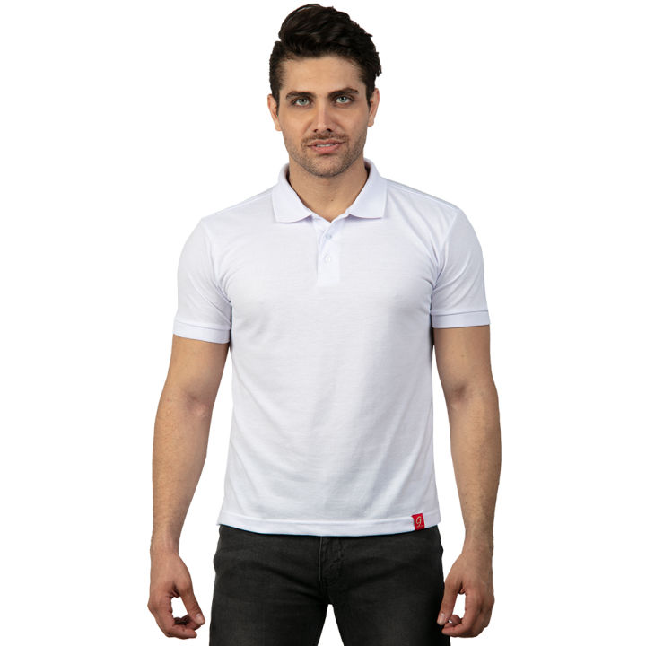 Polo shirts 2025 for men white