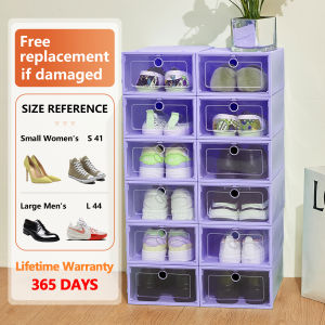 Large Size Shoe Box Storage Hard plastic Foldable Drawer Case Organizer Shoe Rack
