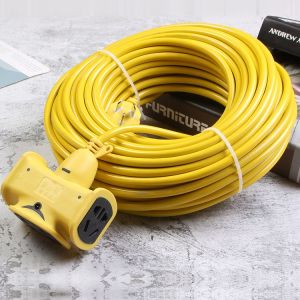 STOP KONTAK + KABEL/Kabel Sambungan Multi Fungsi/Colokan Kabel Listrik/Colokan 6 lubang panjang cable 10m 20m kuningan sni