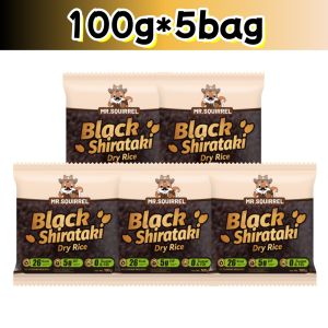 Mr.Squirrel 30pack Black Shirataki Rice 100g Portable Mini Pack Rice Low Carb Konjac Keto Shirataki Dry Rice