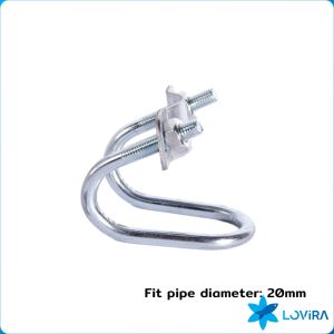 LoviRa U-Shaped Galvanized Clip 20x20mm 25x25mm 32x32mm for Structure Fixing