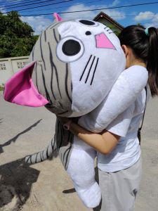 ตุ๊กตาแมวจี้ขนาด1เมตร พร้อมส่ง ตุ๊กตาตัวใหญ่ๆมีเก็บเงินปลายทาง