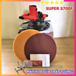 Máy xoa vữa trát tường SUPER S700F - Công Suất 980W - 6 Cấp Độ Điều Chỉnh - Bảo hành Toàn Quốc 6 tháng