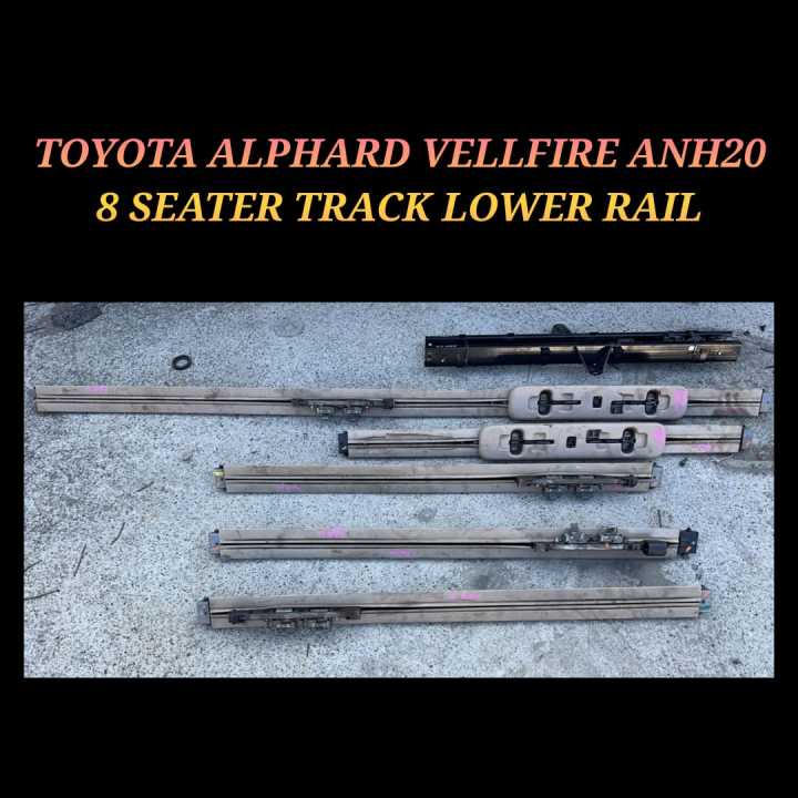 Vellfire Railing 🇯🇵🇯🇵 SEAT RAILING 8 SEATER TRACK LOWER RAIL TOYOTA ALPHARD VELLFIRE ...