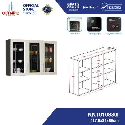 Olympic Kitchen Set 3 Pintu / Rak Dapur / Kabinet Atas /KKT010880i
