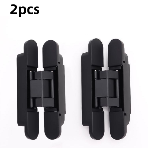 Interior Swing Wood Door Hidden Hinge 180 Degree Casement 3D Adjustable Butt Zinc Alloy Invisible Hinge Hardware