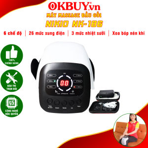 Máy massage đầu gối mát xa đầu gối máy massage khớp gối Nikio NK-186 - Công nghệ 5in1 rung nóng xung điện kết hợp áp suất khí và đèn hồng ngoại