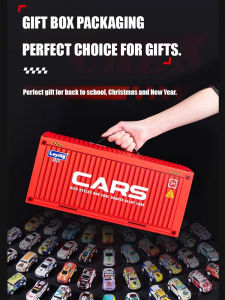 Mini Metal Cars Set Kids Toy Vehicles Alloy Car Collection Gift Box/Boys Playset/Diecast Model Cars/Portable Storage For Children