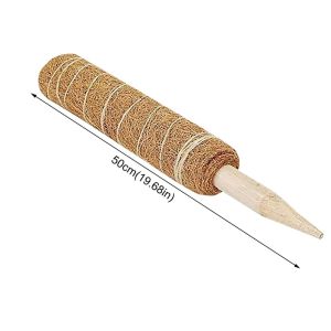 Trụ cột xơ dừa cho cây leo bám cột 30/40/50cm-NIEVE
