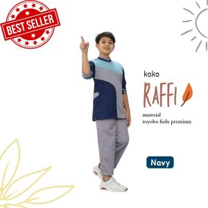 baju muslim anak Raffi/ Baju muslim anak laki-laki/ setelan muslim anak laki-laki/ baju koko kurta/ setelan baju koko pria