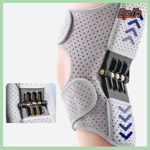 [Epih] Powerful Rebound Springs Knee Assistive Device Non-Slip Breathable Knee Booster Adjustable Spring Stabilizer Brace Joint Support