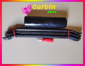 cukit ban motor sendok ban besi ulir 12mm + obeng +karet  vulkanisir 13cmX35cm