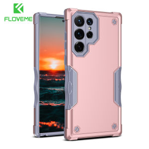 FLOVEME Luxury Camera Protection Phone Case For Samsung Galaxy S22 Ultra S22 Plus Armor Non-Slip Bumper Shockproof Back Cover For Samsung S22