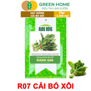Hạt giống rau Cải bó xôi Greenhome gói 20gr~2800 hạt rau Bina sinh trưởng tốt thu hoạch nhanh R07